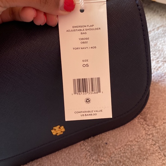 Navy Tory Burch - BRAND NEW / UNUSED - Picture 2 of 2